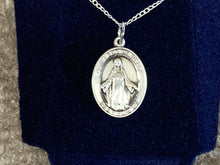 Load image into Gallery viewer, Our Lady Of Peace Silver Pendant And Chain