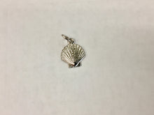 Load image into Gallery viewer, Sea Shell Silver Charms