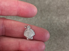 Load image into Gallery viewer, Sea Shell Silver Charms