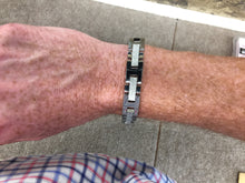 Load image into Gallery viewer, Stainless Steel Polished And Brushed Finish Bracelet