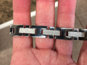 Stainless Steel Polished And Brushed Finish Bracelet