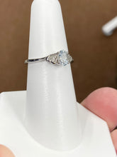 Load image into Gallery viewer, Silver Aquamarine Ring