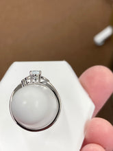 Load image into Gallery viewer, Silver Aquamarine Ring