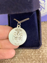 Load image into Gallery viewer, Saint Michael National Guard Silver Pendant With Chain