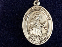 Load image into Gallery viewer, Our Lady Of Mercy Silver Pendant With Chain