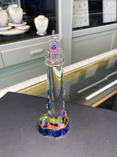 Load image into Gallery viewer, Saint Simons Lighthouse Crystal Figurine