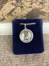 Load image into Gallery viewer, Saint Christopher Silver Pendant And Chain