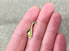 Load image into Gallery viewer, Saxophone Silver Charm