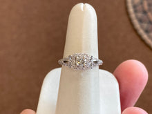 Load image into Gallery viewer, Diamond White Gold Engagement Ring Half Carat