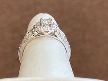 Load image into Gallery viewer, Diamond White Gold Engagement Ring Half Carat