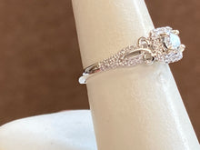 Load image into Gallery viewer, Diamond White Gold Engagement Ring Half Carat