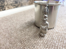 Load image into Gallery viewer, Pewter Bunny Rabbit  Baby Cup