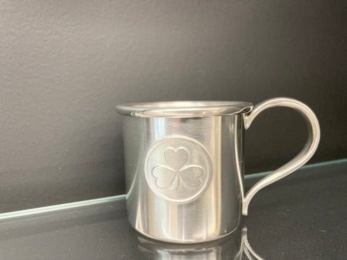 Clover Pewter Baby Cup