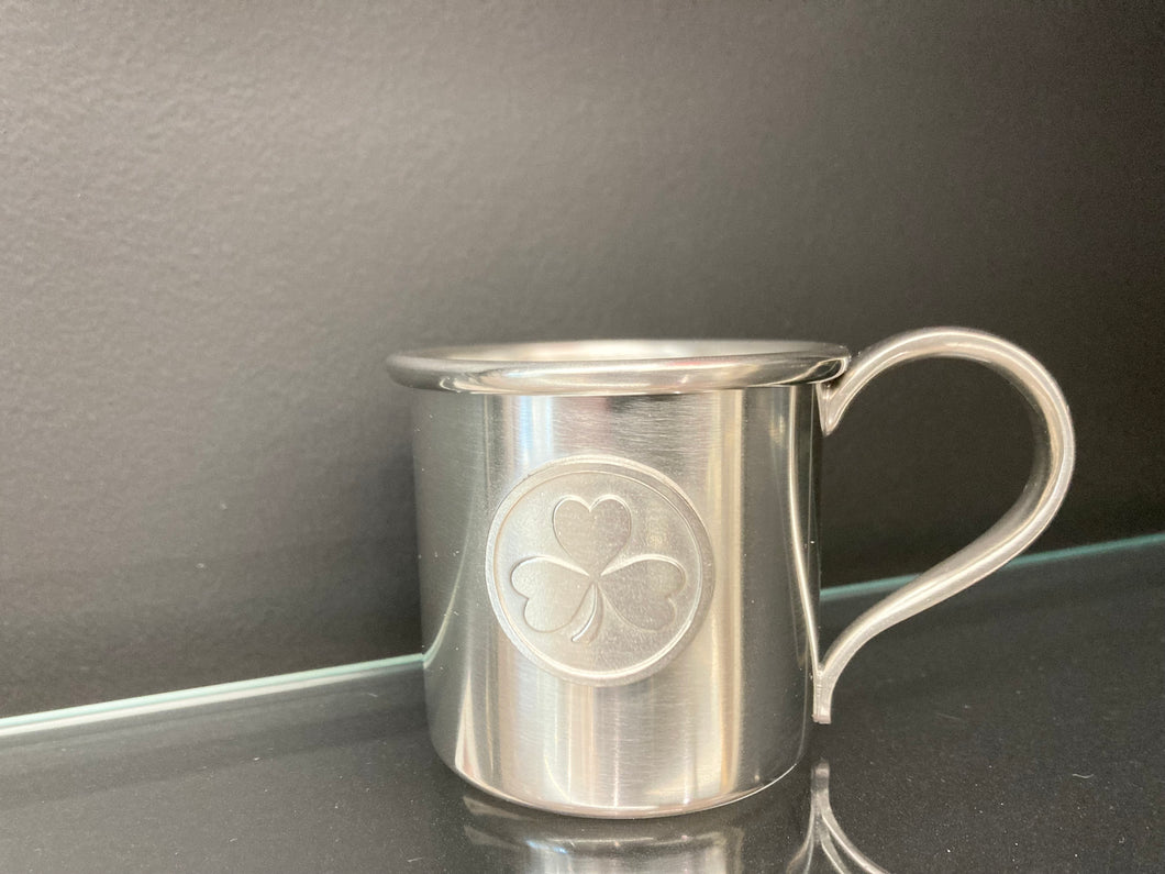 Clover Pewter Baby Cup