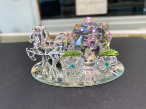 Fantasy Coach Crystal Figurine