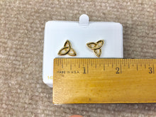 Load image into Gallery viewer, Celtic Infinity 14 K gold earrings