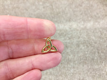 Load image into Gallery viewer, Celtic Infinity 14 K gold earrings