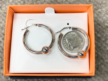 Load image into Gallery viewer, Cape Cod Silver Hoop Earrings