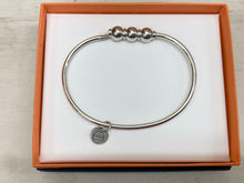 Load image into Gallery viewer, Silver Cape Cod Triple Bead Bracelet