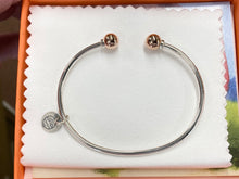 Load image into Gallery viewer, Cape Cod Silver And Rose Gold Cuff Bracelet