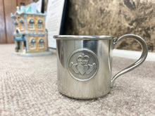 Load image into Gallery viewer, Claddagh Pewter Baby Cup