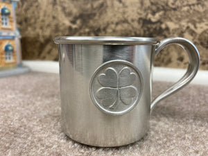 Shamrock Pewter Baby Cup