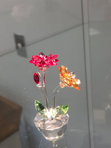 Gerbera Daisy Crystal Figurine