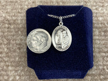 Load image into Gallery viewer, Saint Elmo Silver Pendant And Chain