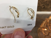 Load image into Gallery viewer, 14 K Gold Earrings