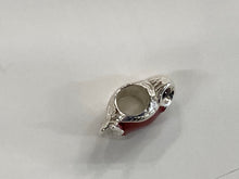Load image into Gallery viewer, Owl Enameled Silver Bead