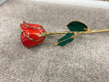 Laden Sie das Bild in den Galerie-Viewer, Red Rose 24K Gold Plated