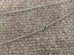 Saint Francis Of Assisi Silver Pendant With Chain Religious