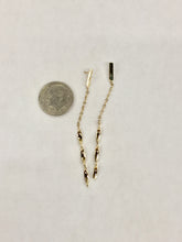 Load image into Gallery viewer, 14K Yellow Gold Dangle Earrings