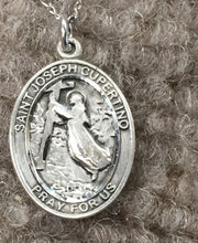Load image into Gallery viewer, Saint Joseph Of Cupertino Silver Pendant Religious