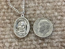 Load image into Gallery viewer, Saint Lawrence Silver Pendant With 18 Inch Chain Religious