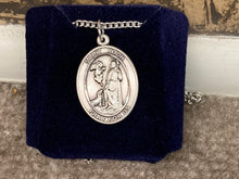 Load image into Gallery viewer, Saint Roch Silver Pendant With Chain