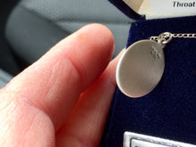 Load image into Gallery viewer, Saint Blaise Silver Pendant With Chain Religious