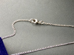 Saint Blaise Silver Pendant With Chain Religious