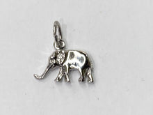 Load image into Gallery viewer, Elephant Silver Charm