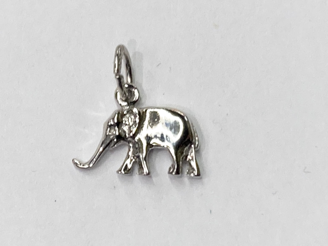 Elephant Silver Charm