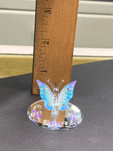 Load image into Gallery viewer, Blue Butterfly Glass Figurine