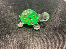 Load image into Gallery viewer, Small Green Turtle Glass Figurine