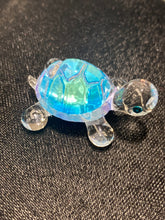 Load image into Gallery viewer, Blue Turtle Glass Figurine