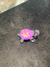 Load image into Gallery viewer, Small Pink Turtle Glass Figurine