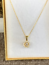 Load image into Gallery viewer, Gold Plated Swarovski Zirconia Adjustable Necklace