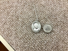 Load image into Gallery viewer, Saint Eugene de Mazenod Silver Pendant With Chain Religious