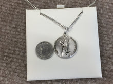 Laden Sie das Bild in den Galerie-Viewer, Saint Bernadette Silver Medal And Chain religious