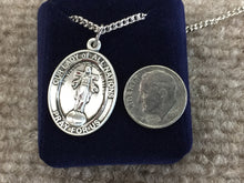 Load image into Gallery viewer, Our Lady Of All Nations Silver Pendant And Chain