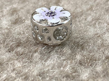 Load image into Gallery viewer, Flower Silver Bead