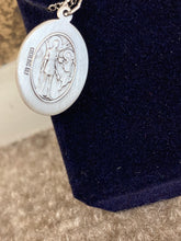 Load image into Gallery viewer, Saint Sebastian Volleyball Silver Pendant With Chain